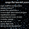 songs that have left scars