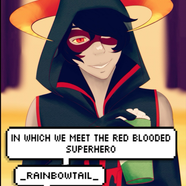 In Which We Meet The Red Blooded Superhero