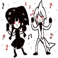 Wadanohara and Sal have a swing party.