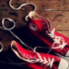 Red High Top Converse