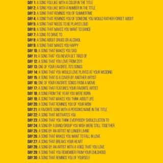 30 Day Music Challenge