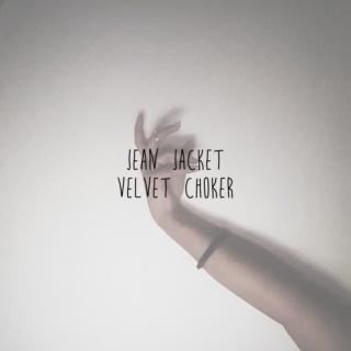 Jean Jacket, Velvet Choker