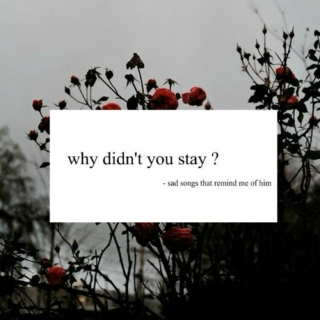 why didn't you stay?