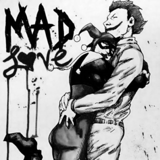 it's a mad love // a harley/joker mix 