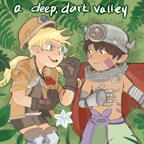 a deep, dark valley