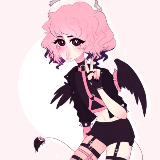 Pink Demon Lady