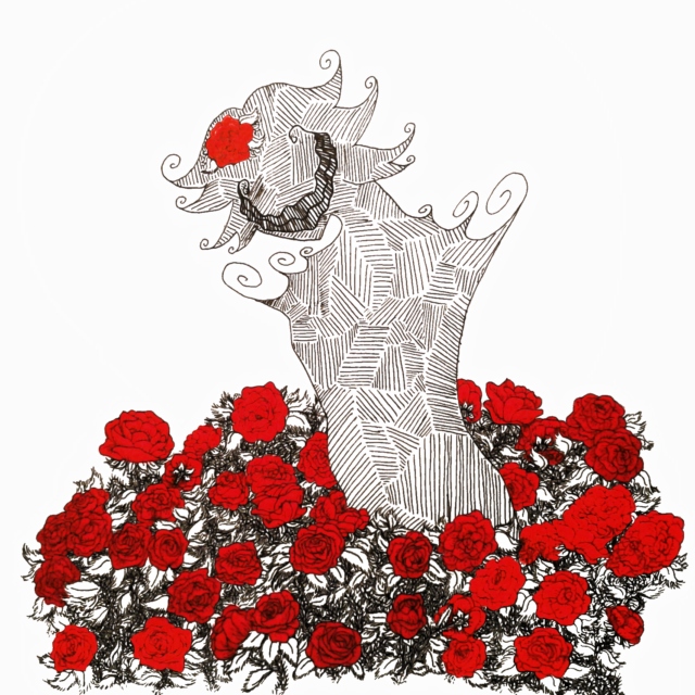 A Queen And Her Roses