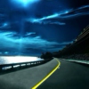 *Moon is on the highway, darkness fills the sky