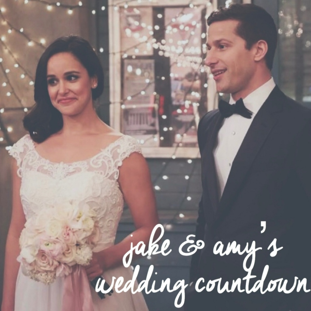jake & amy’s wedding countdown