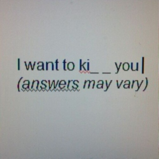 I WANT TO KI__ YOU ( sebastian , winifred )