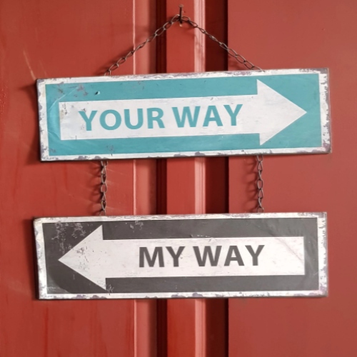 your way....my way