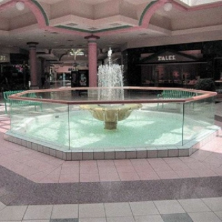 Drowning in a mall fountain in the eighties