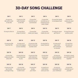 Char's 30 Day Song Challenge