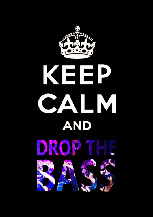 keep calm and drop the bass wallpaper