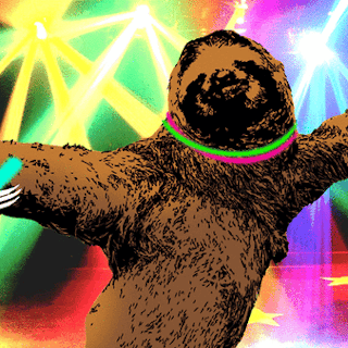 sloth dance party